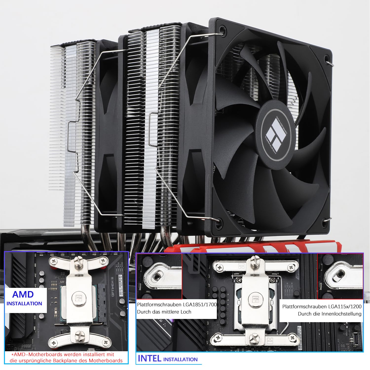 Phantom Spirit 120 - Raffreddatore CPU Doppia Torre - immagine 4