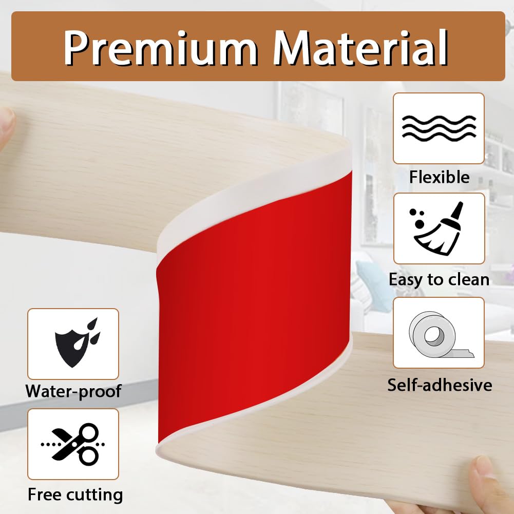 Battiscopa Adesivo in PVC Morbido 10cm x 12m - immagine 2