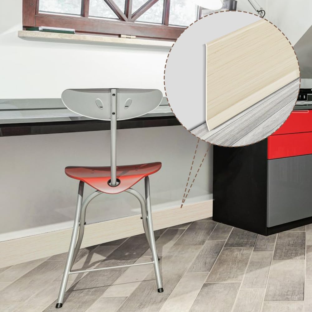 Battiscopa Adesivo in PVC Morbido 10cm x 12m - immagine 3