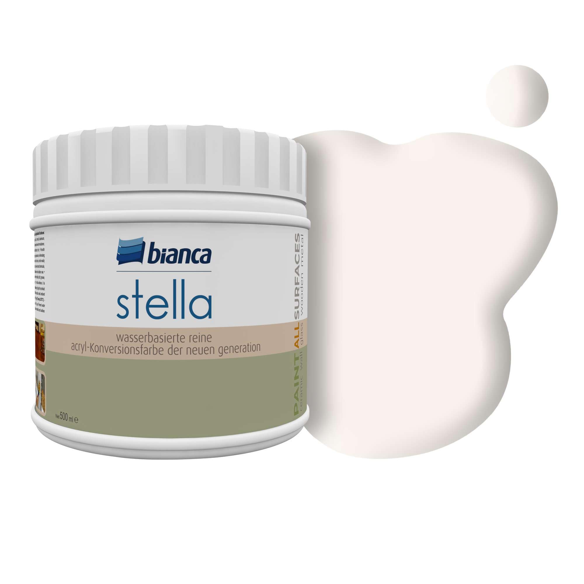 Bianca Stella Vernice per Mobili Premium 500ml, Bianco Polvere