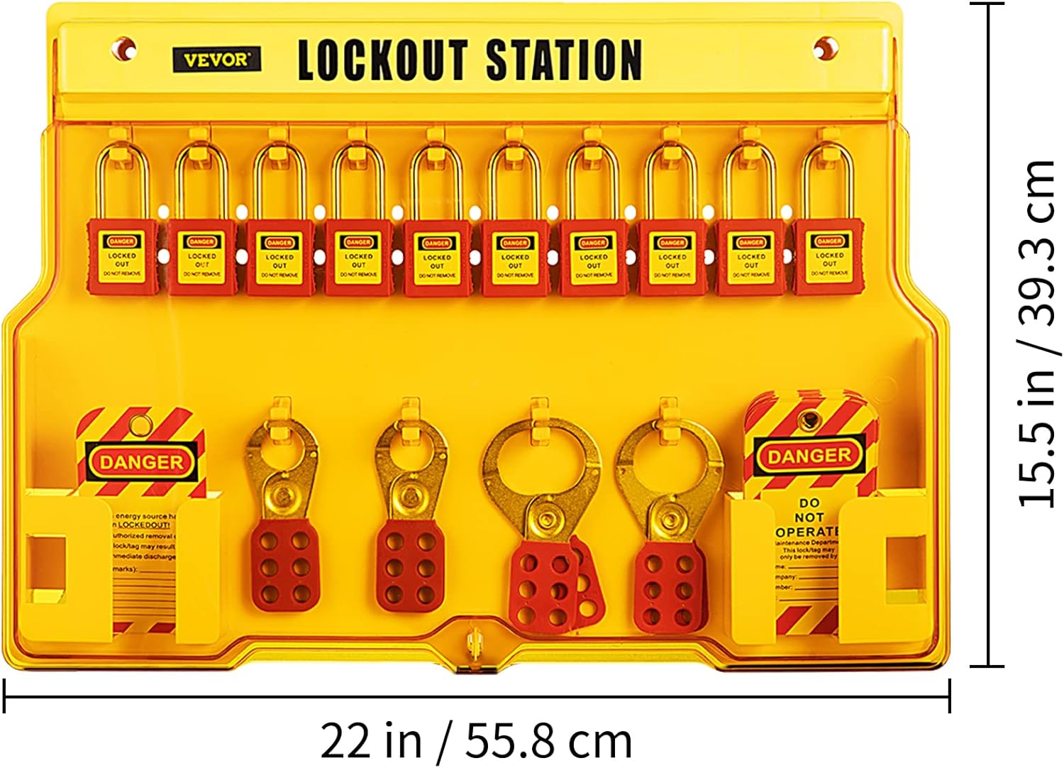 Vevor Kit Tagout Blocco di Sicurezza 58 Pz - immagine 9