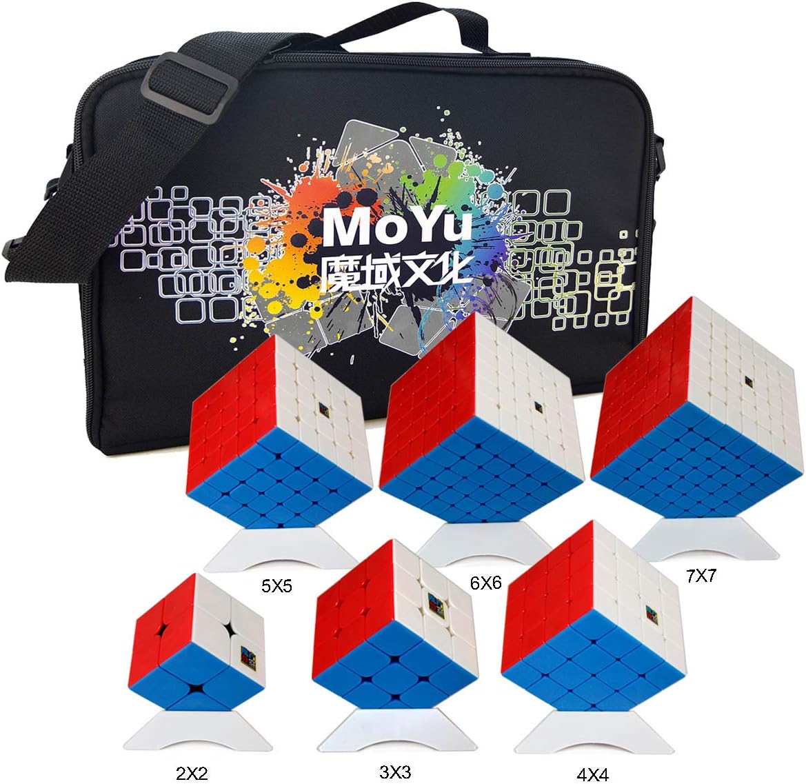 Oostifun MoYu Bundle Cubi Puzzle 2x2-7x7 Multicolore - immagine 1