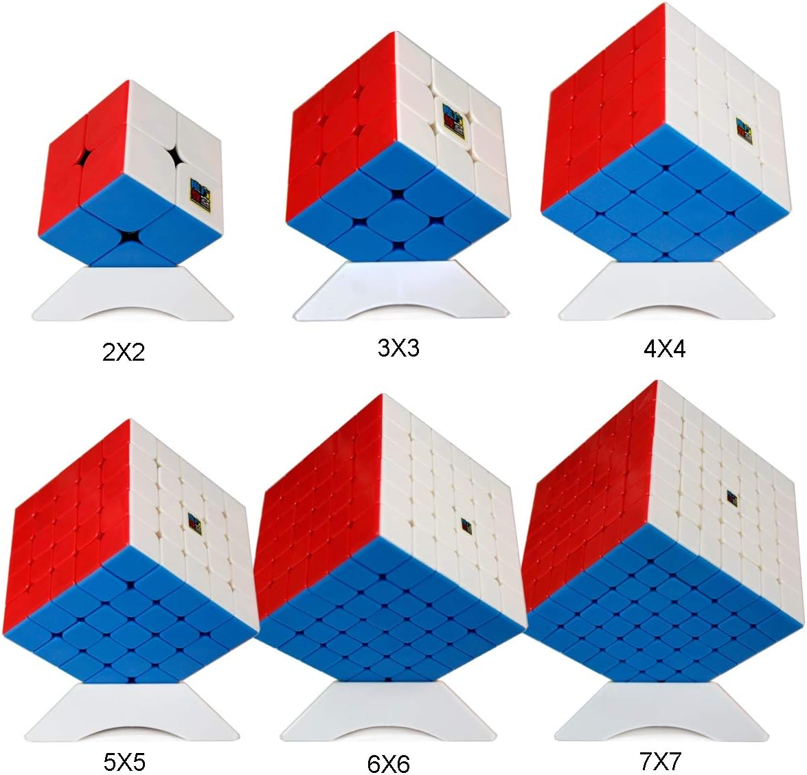 Oostifun MoYu Bundle Cubi Puzzle 2x2-7x7 Multicolore - immagine 2