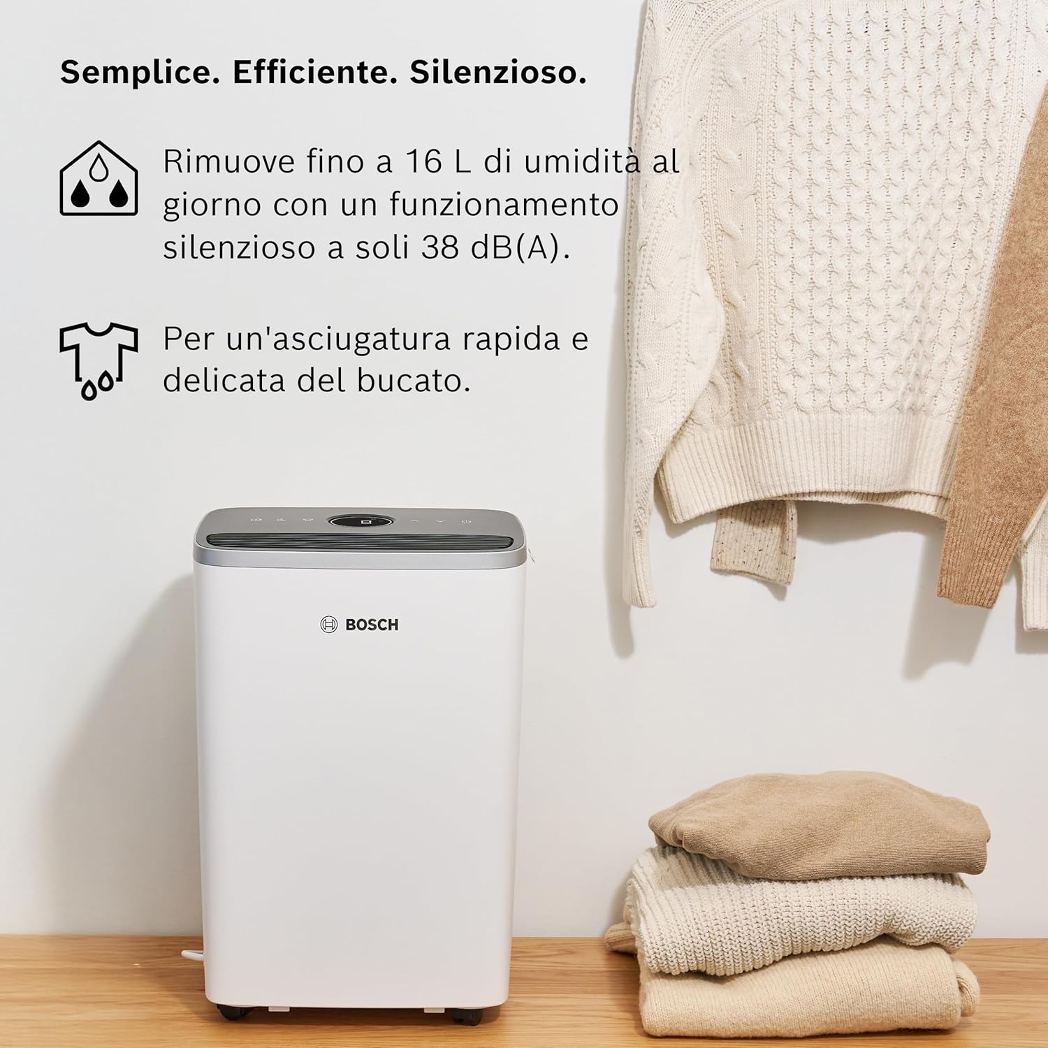 Bosch Dry 4000 - Deumidificatore Efficiente e Tranquillo - immagine 3