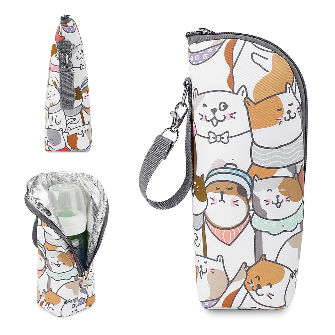 Borsa Termica Porta Biberon, Borsa Da Viaggio Portatile Con Strato Isolante Per Latte Materno, Acqua E Stoccaggio Biberon