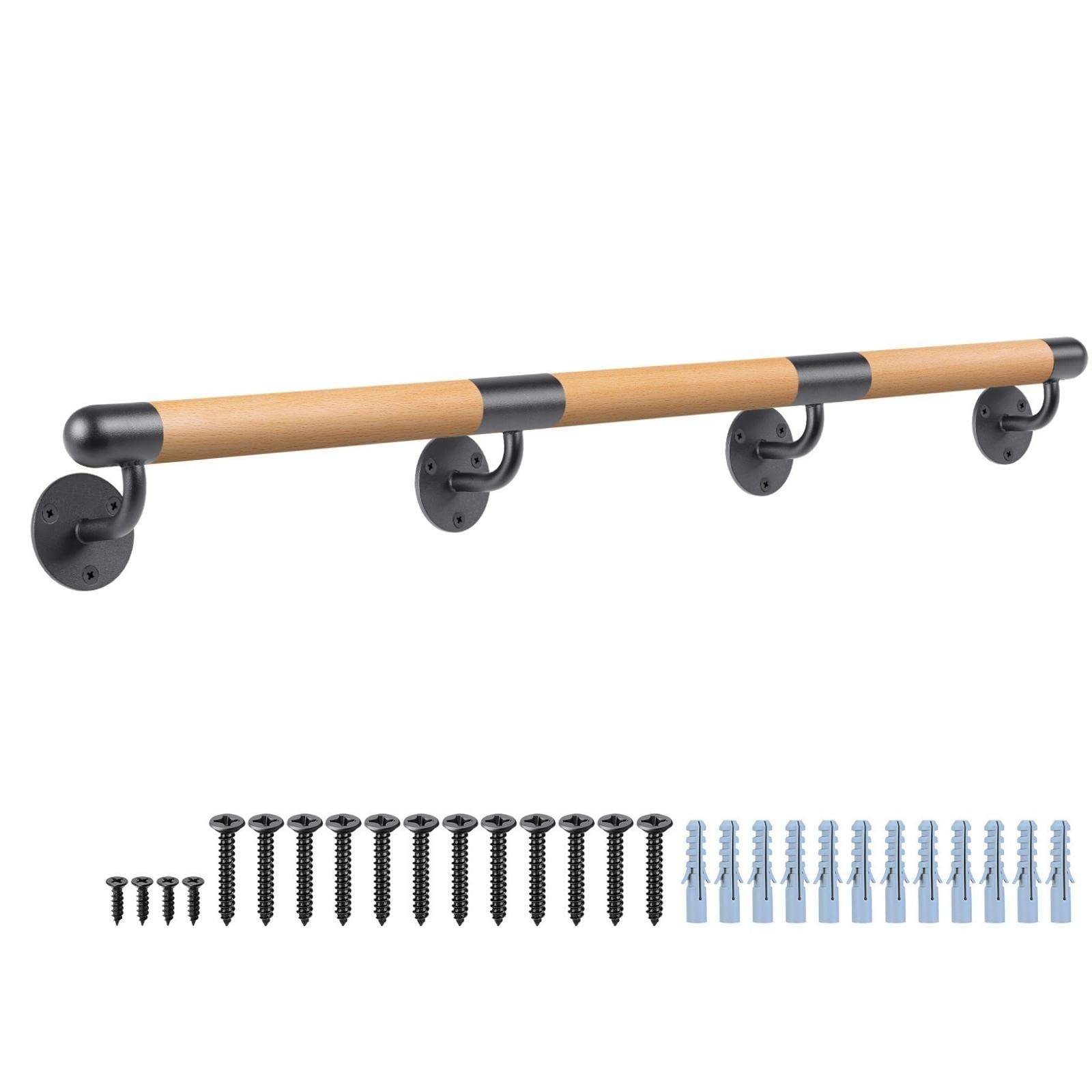 Dolibest Corrimano in Legno 300cm Rotondo 3.8cm