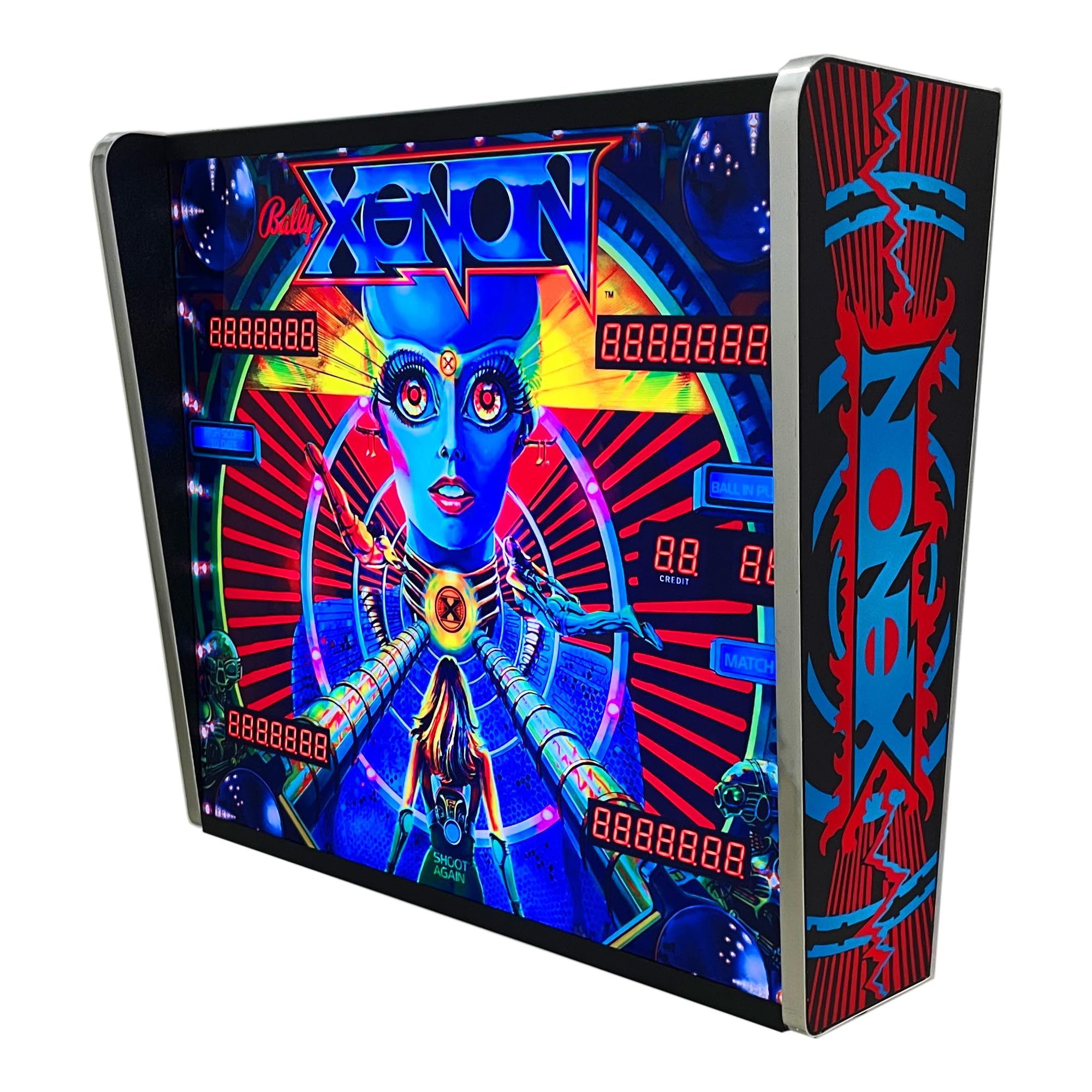 Backglass Pincab Flipper Pinball Xenon