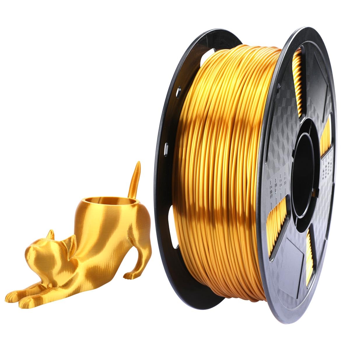 CC3D Filamento di Seta TPU Oro 1.75mm 1KG Oro Metallizzato Lucido 57D TPU Filamento Materiali di Stampa 3D