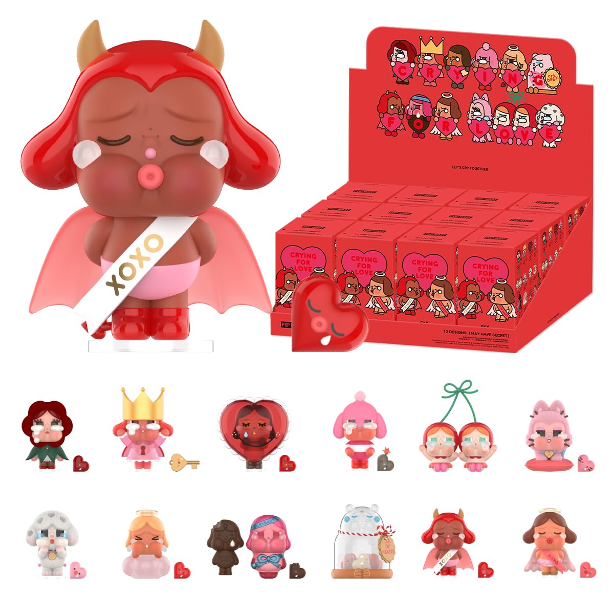 POP MART CRYBABY Crying For Love Series Figures