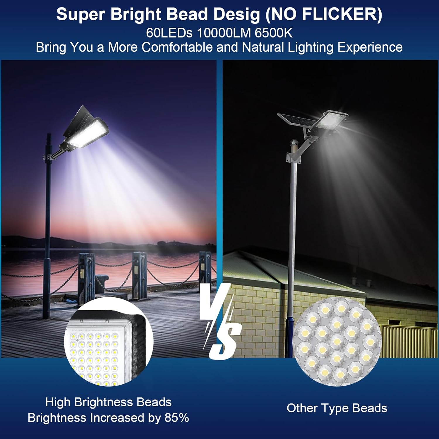 Eleganted Lampione Solare LED Esterno 10000LM - immagine 9