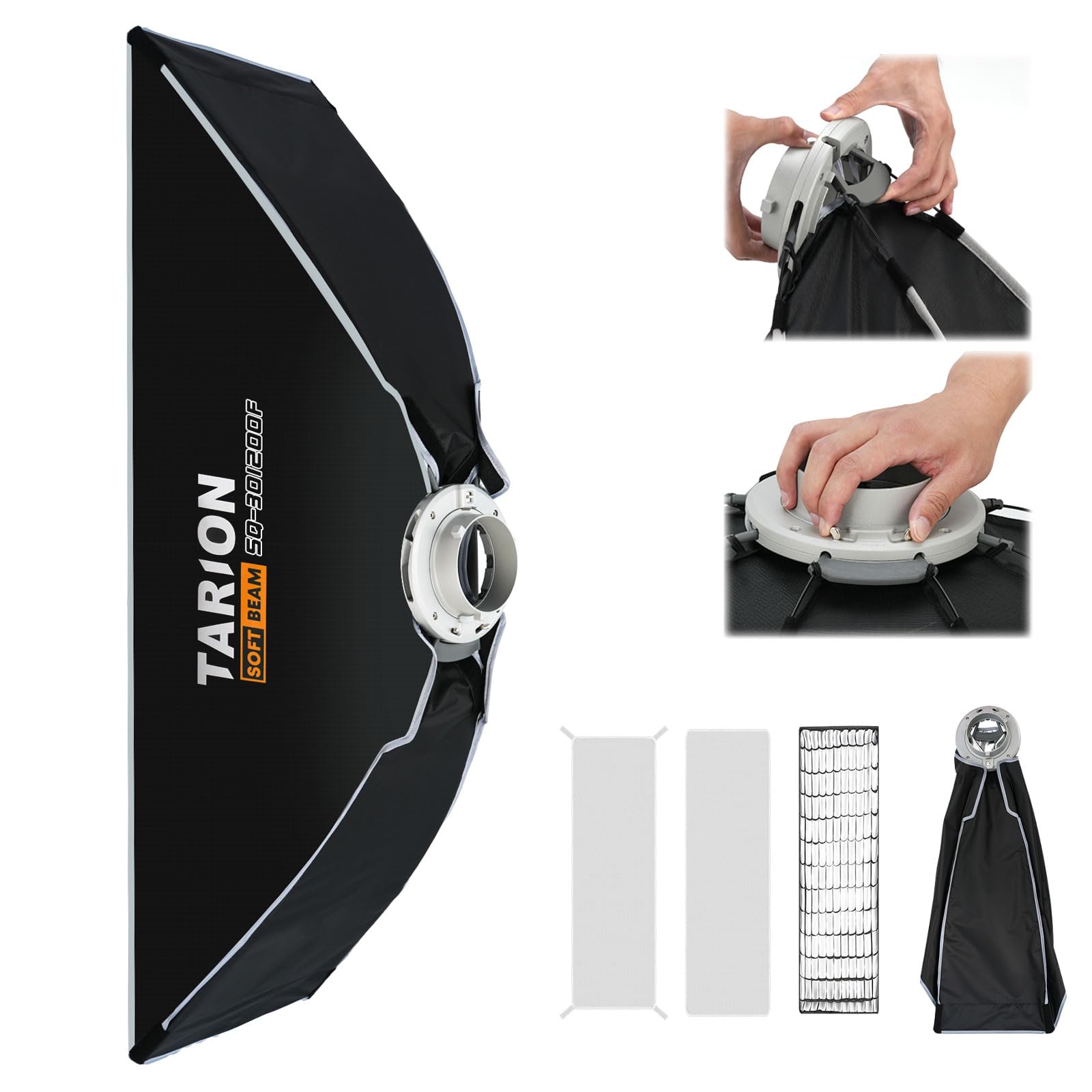 Tarion SQ-30120F SOFTBEAM - Softbox Pieghevole 30x120cm