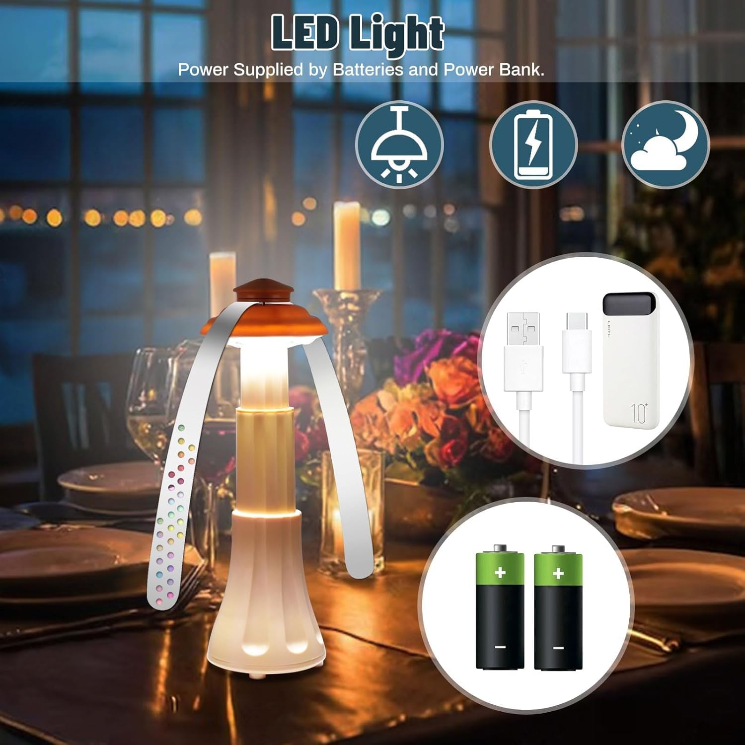 Ventilatore di Mosca con Luce LED Integrata - immagine 2