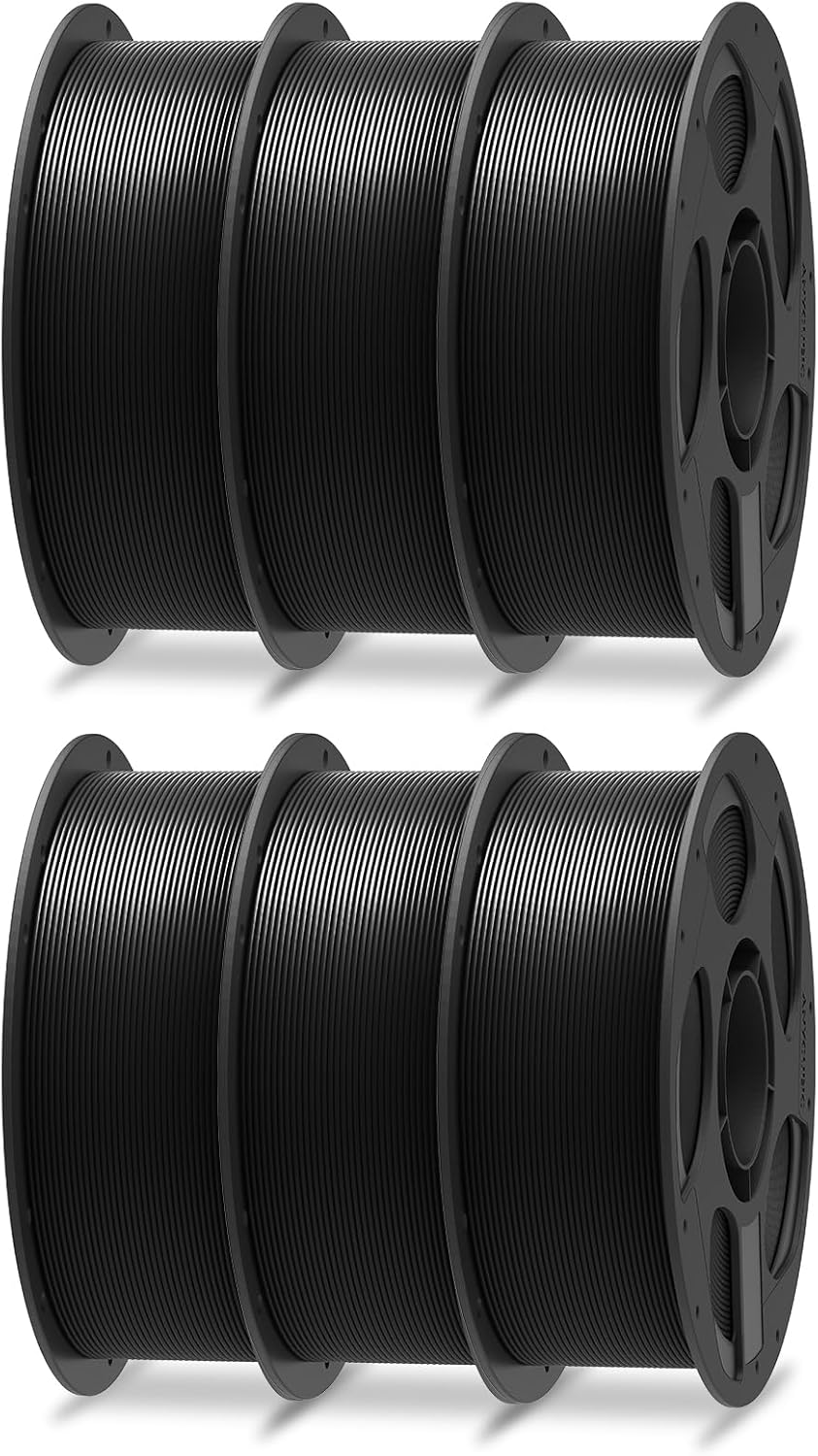 Anycubic PLA+ Filamento 1.75mm Nero 6KG - immagine 1