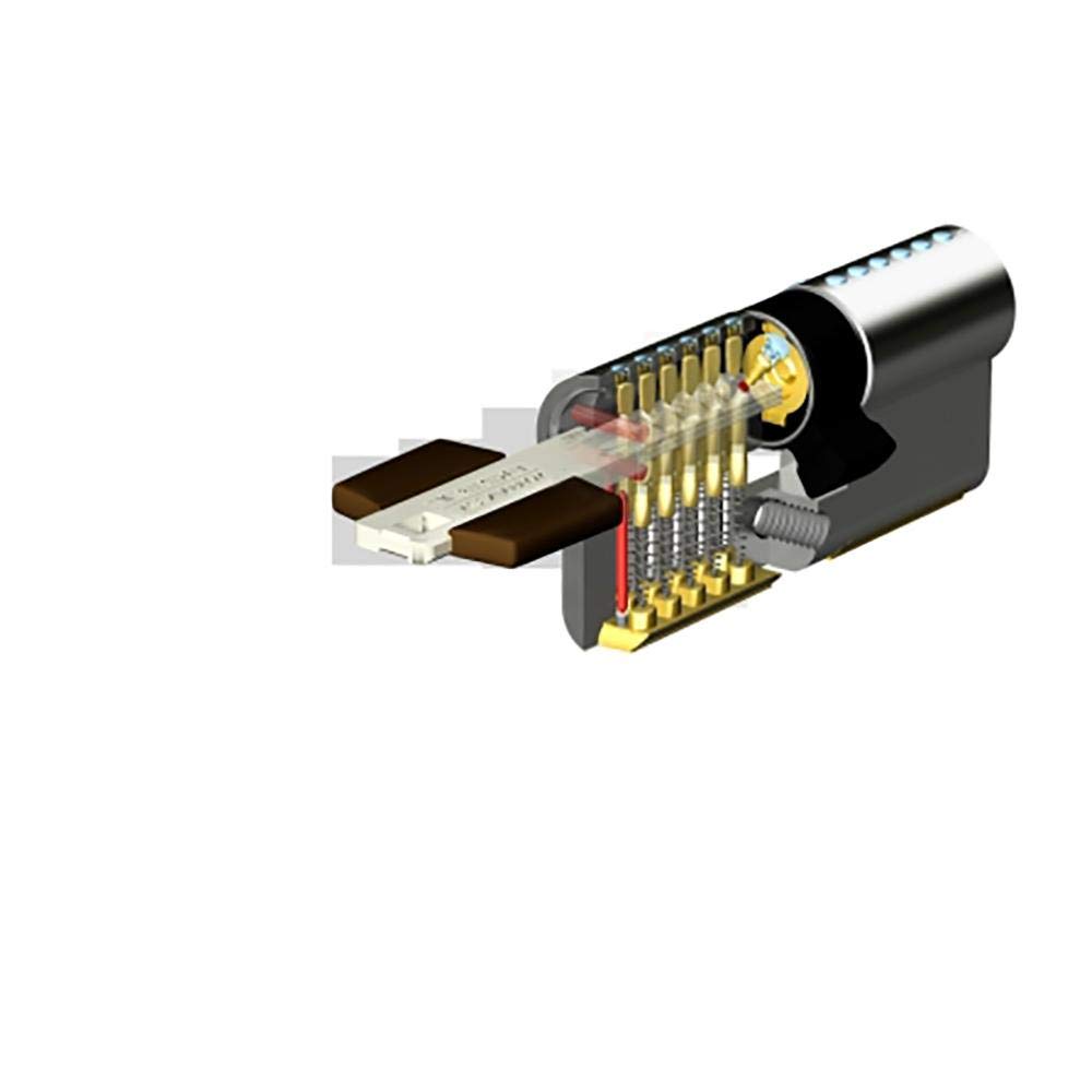 Tessa Assa Abloy Tk153535L, Cilindro ad alta sicurezza, 35X35Mm