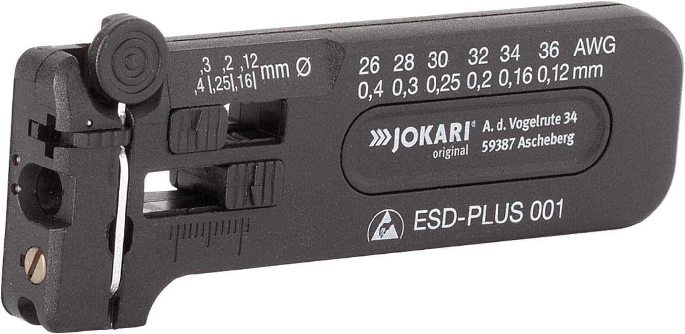JOKARI J40027 - Pelacables de microprecisión ESD-Plus (0,12 a 0,40 mm)