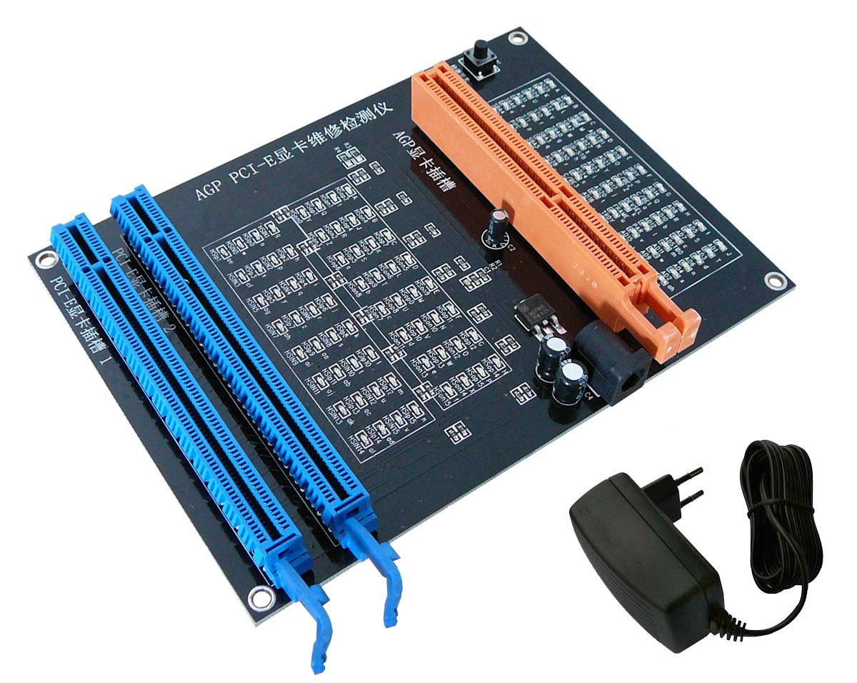 KALEA-INFORMATIQUE Piastra di Test per schede grafiche AGP o PCI Express