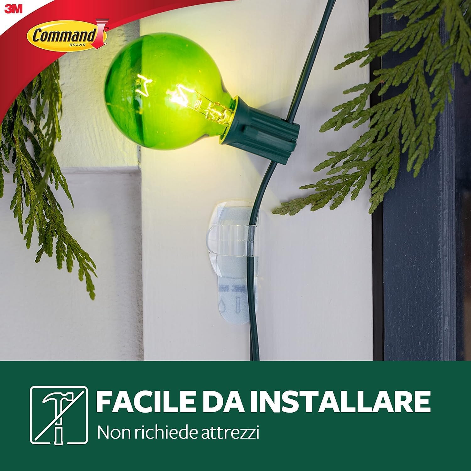 Command Ganci Adesivi Trasparenti per Esterni - immagine 4