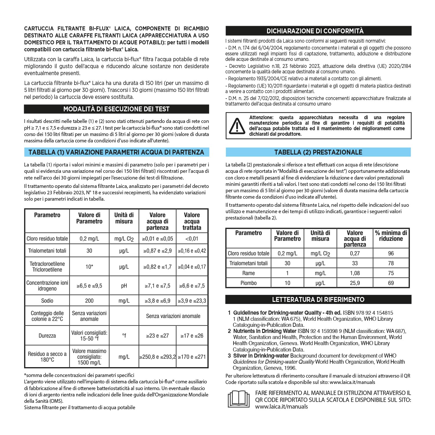 Laica Stream Line Caraffa Filtrante 2,3L Bianca - immagine 2