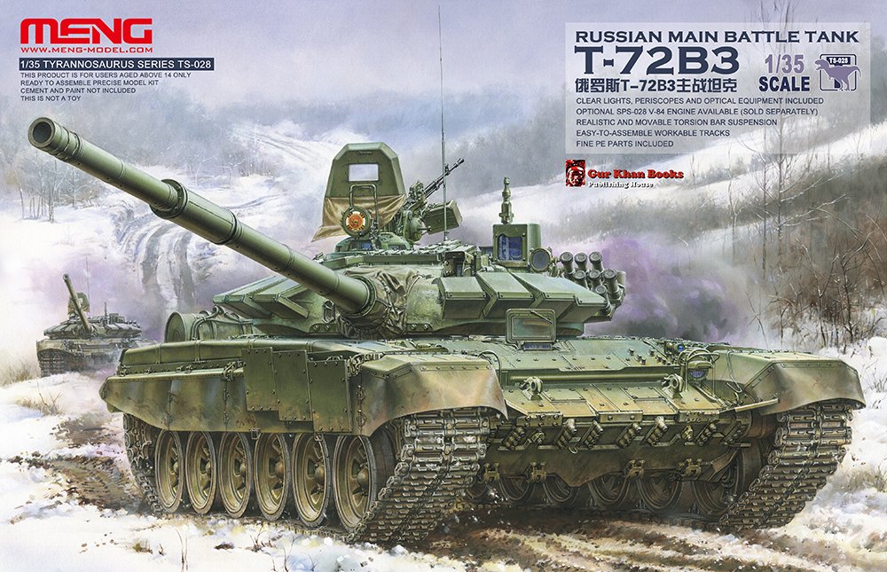 Unbekannt Meng TS 028 – Modellino Russo Main Battle Tank T della 72b3