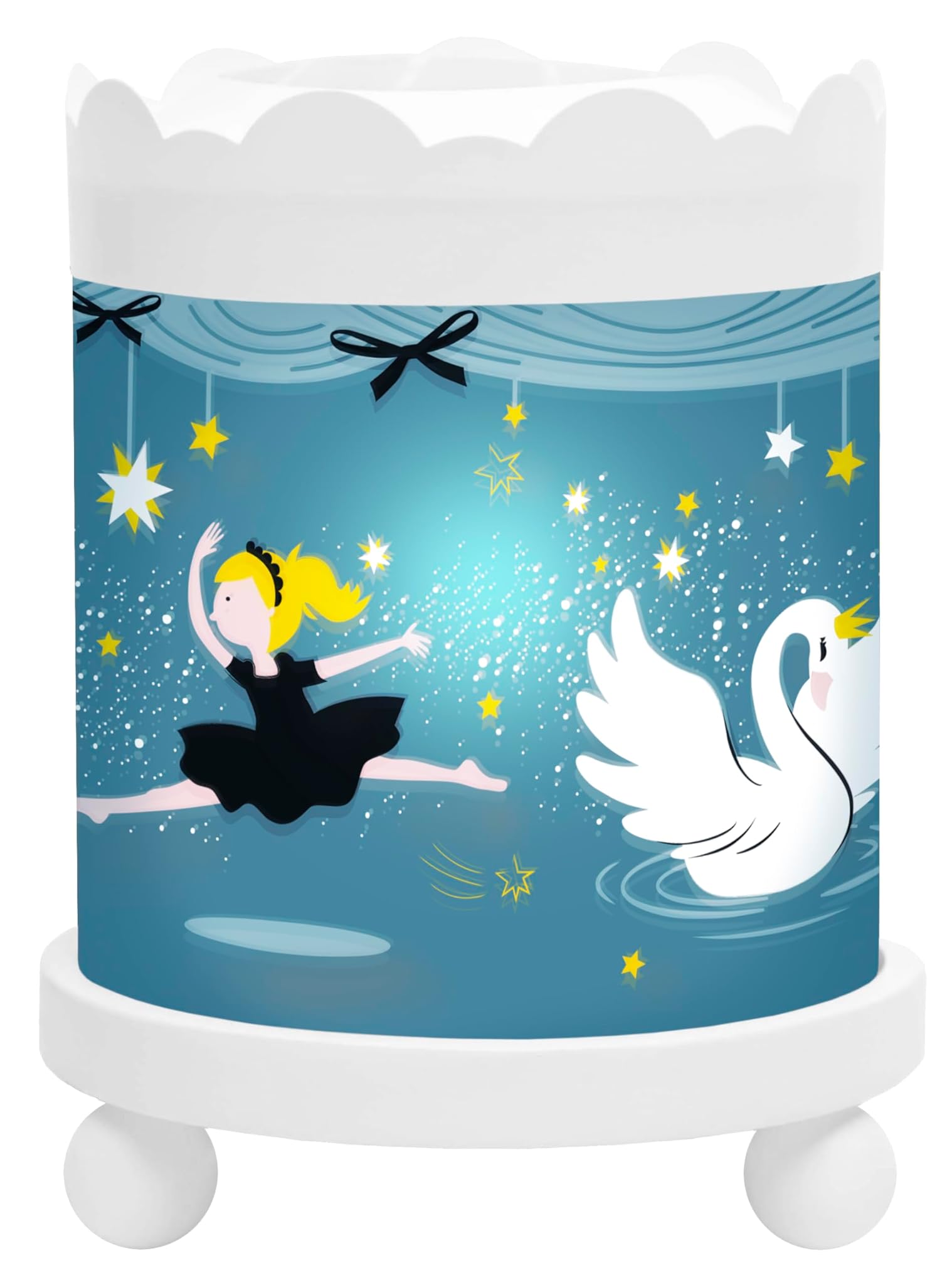 Trousselier 43M11W - Lampada Comodino Proiettore Ballerina