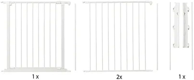BabyDan Hearth Gate / Configure (Extra Large 90-278cm, Bianco) - immagine 3