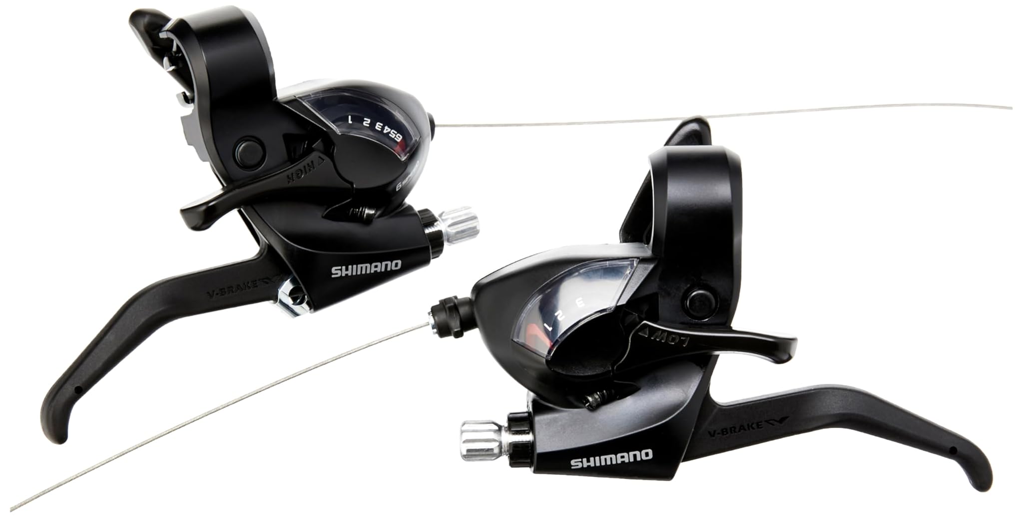 Shimano EF41, freno a V, 6 x 3 V, di colore nero, 2015
