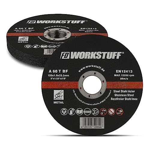 Fd-workstuff Dischi da Taglio Professionali Ø 125mm (100 pz)