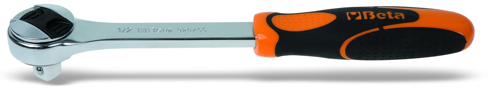 Beta 920/55 - Cricchetto reversibile con attacco quadro maschio 1/2", cromato