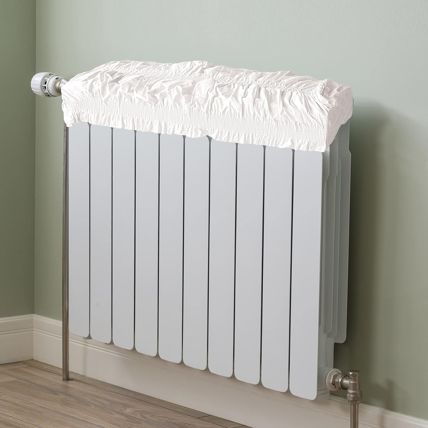 Briancasa Magico Copricalorifero Elasticizzato, Bianco - immagine 2