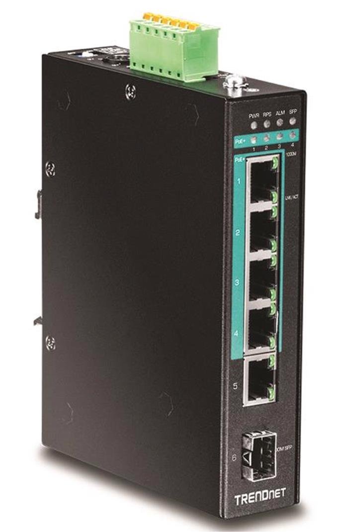 Trendnet TI-PG541 - Switch Industriale Gigabit PoE+