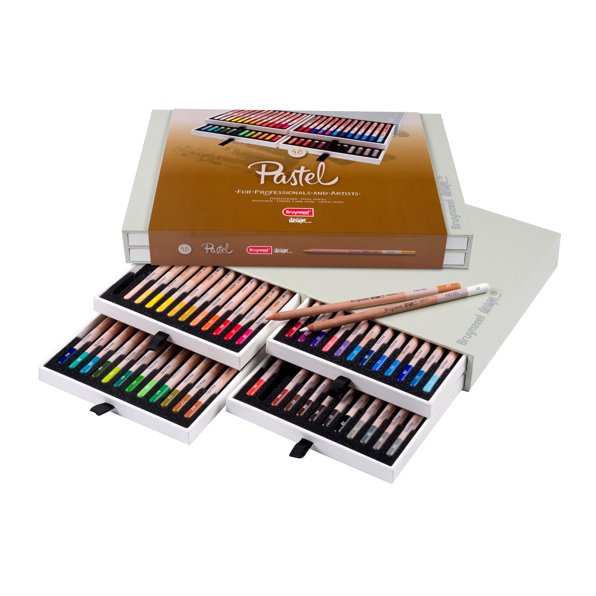 Bruynzeel Design Professional Pastel Pencil Set 48 Colori
