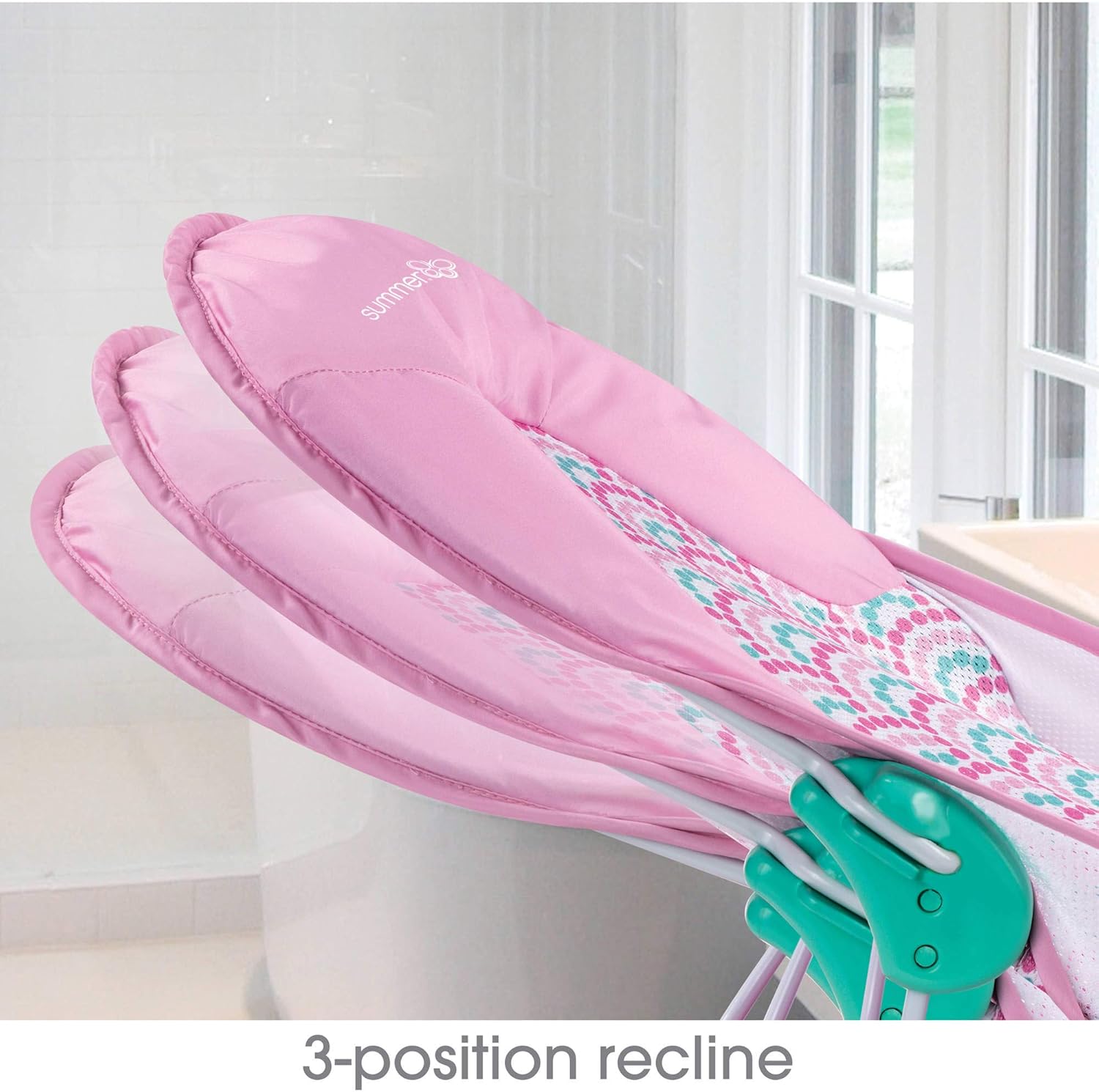 Summer Infant Deluxe Baby Bather, Bubble Waves - immagine 4