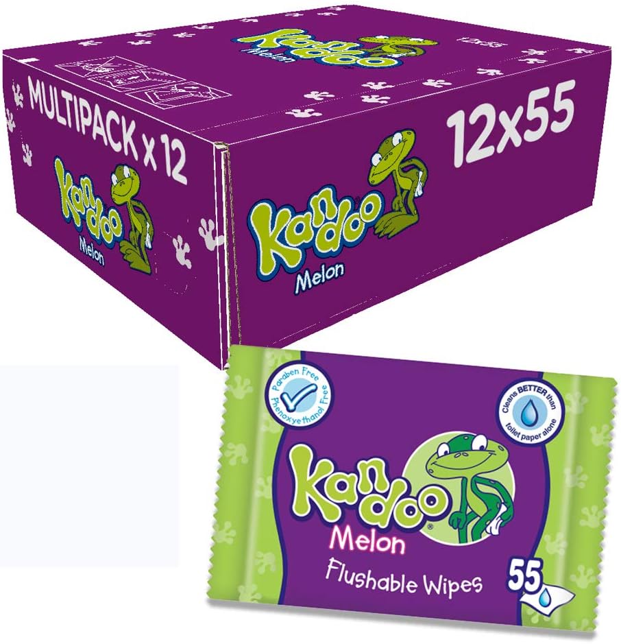 Kandoo Salviette di ricarica al melone - 12 confezioni - immagine 1