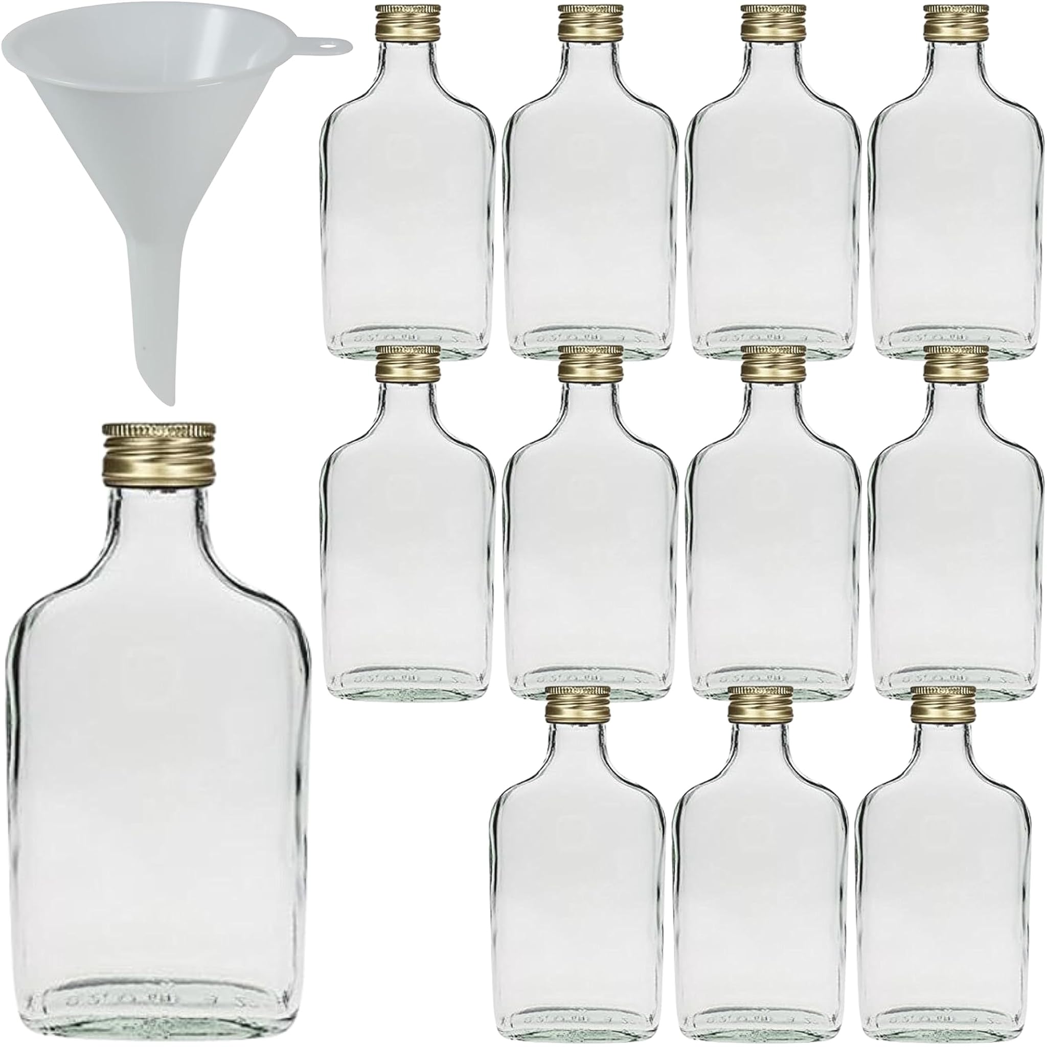 Viva Haushaltswaren Set 12 Bottiglie da Liquore in Vetro 200ml
