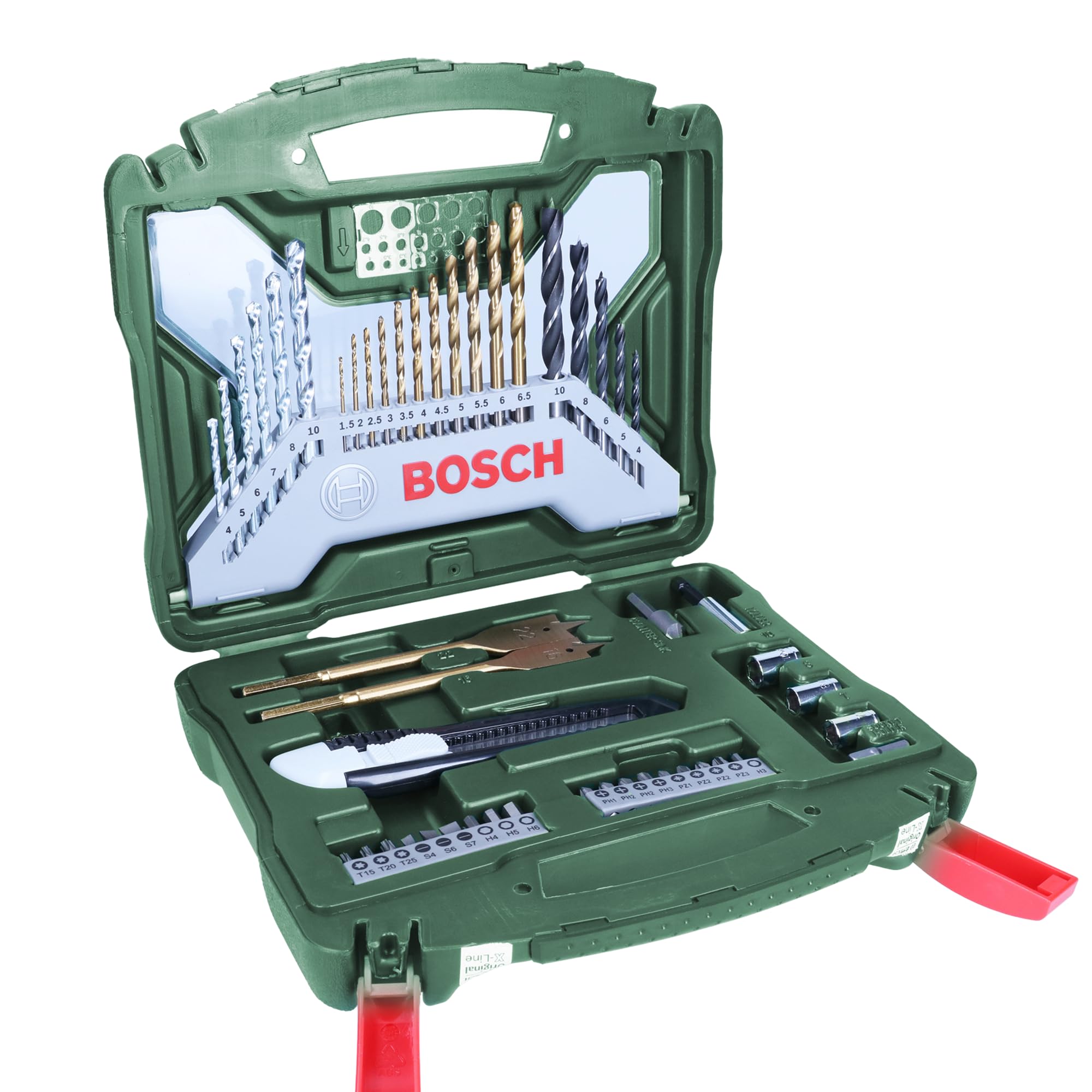 Bosch Set 50 Pezzi Punte e Bit Avvitamento X-Line
