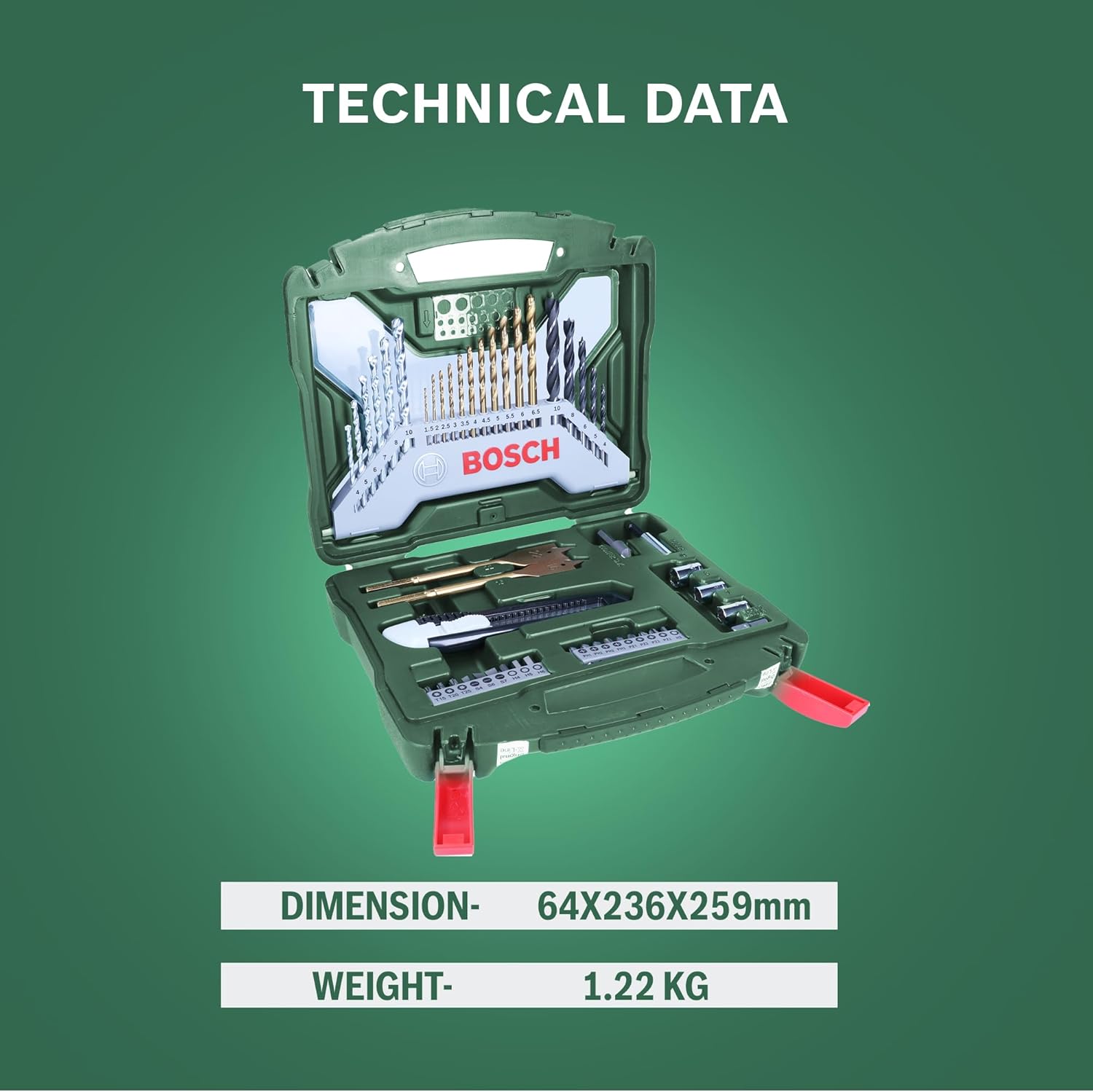 Bosch Set 50 Pezzi Punte e Bit Avvitamento X-Line - immagine 4