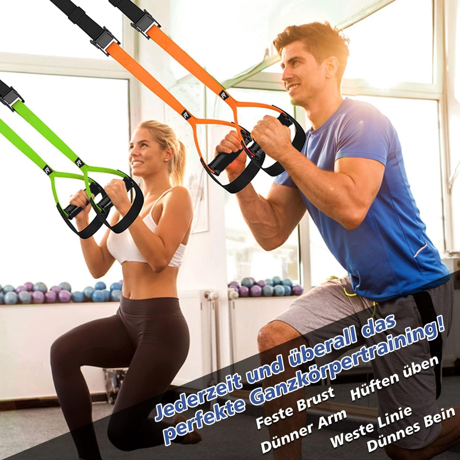 Allenamento Sospensione Sling Trainer Set Regolabile - immagine 4