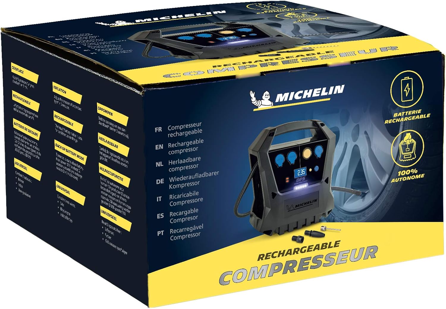 Michelin Compressore Gonfiatore Digitale Portatile - immagine 6