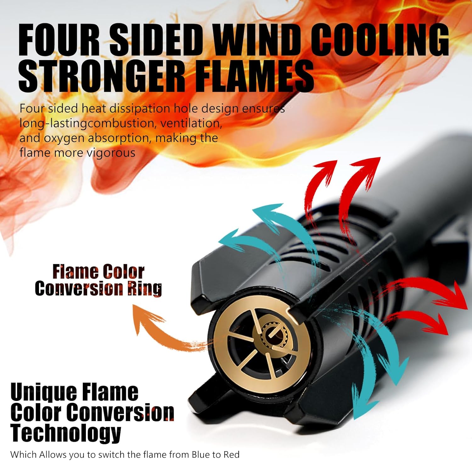 Accendino Antivento Lungo 20cm - immagine 2