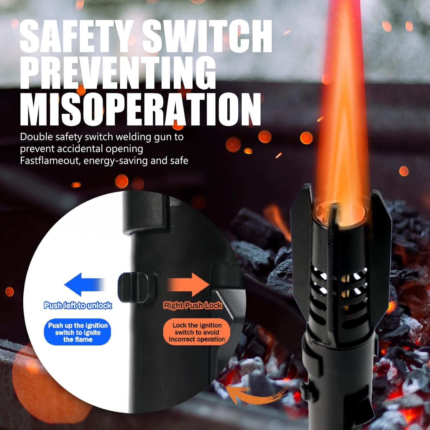 Accendino Antivento Lungo 20cm - immagine 5