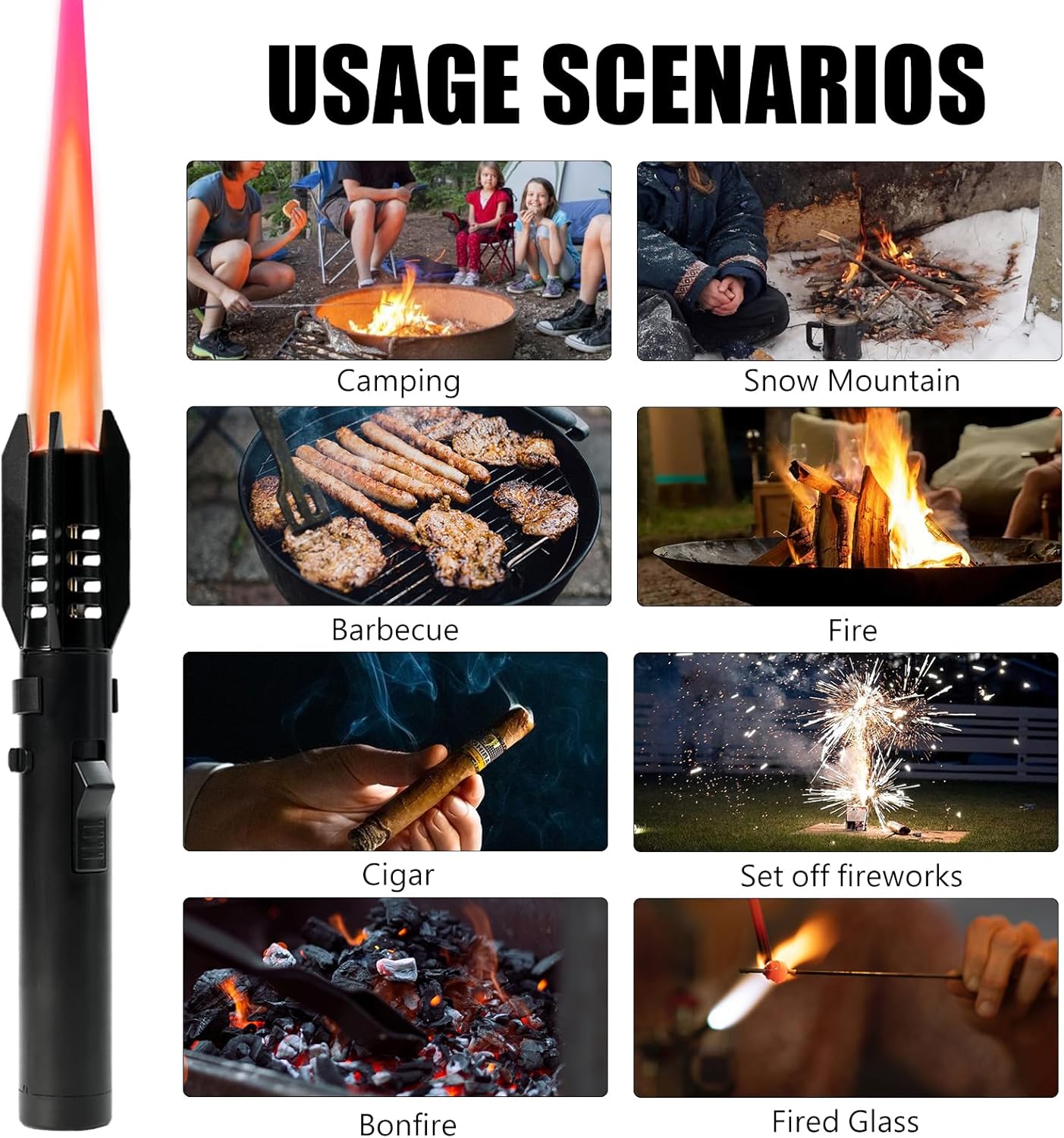 Accendino Antivento Lungo 20cm - immagine 6