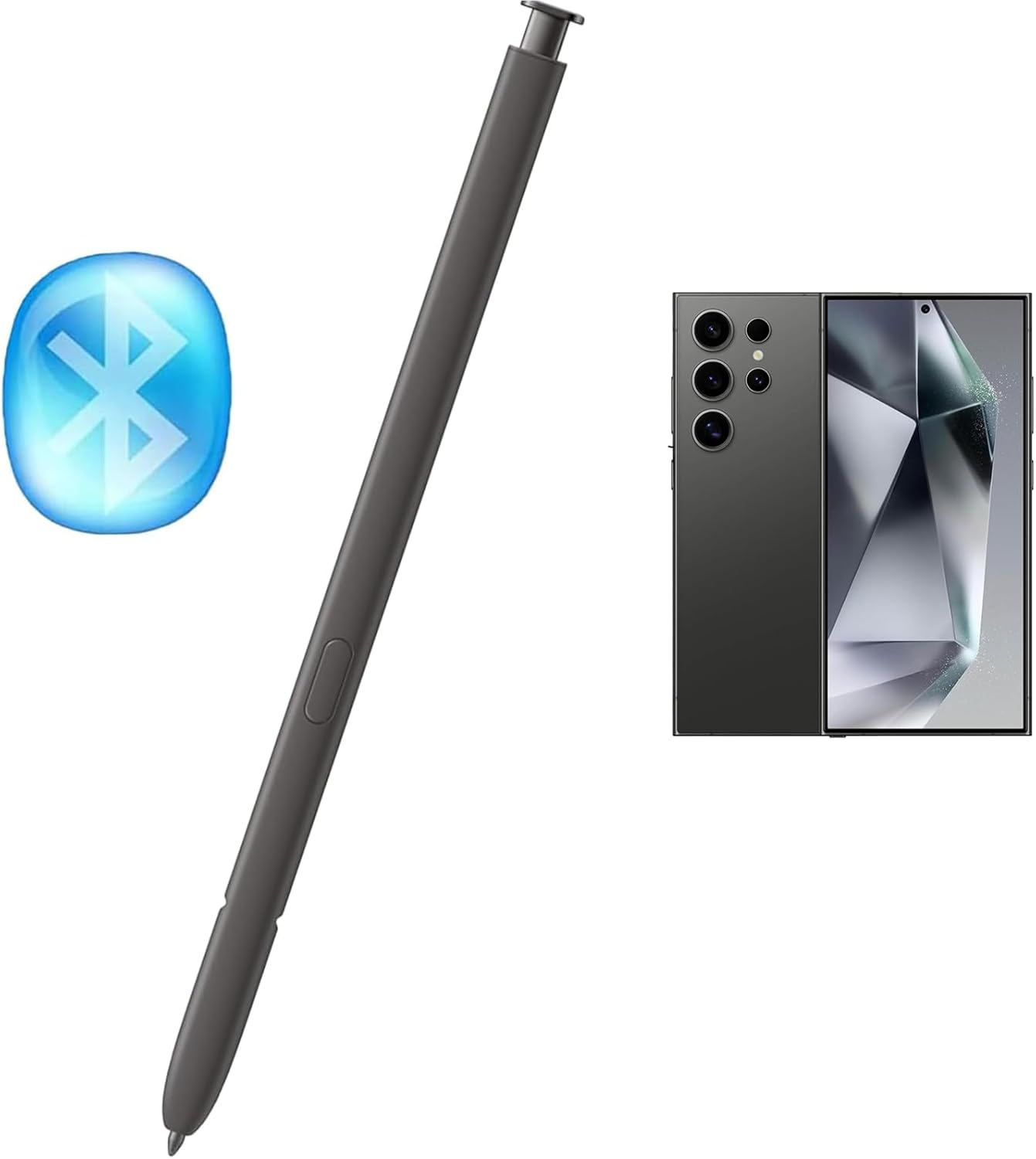 Galaxy S24 Ultra S Pen con Bluetooth, Titanium Black - immagine 1