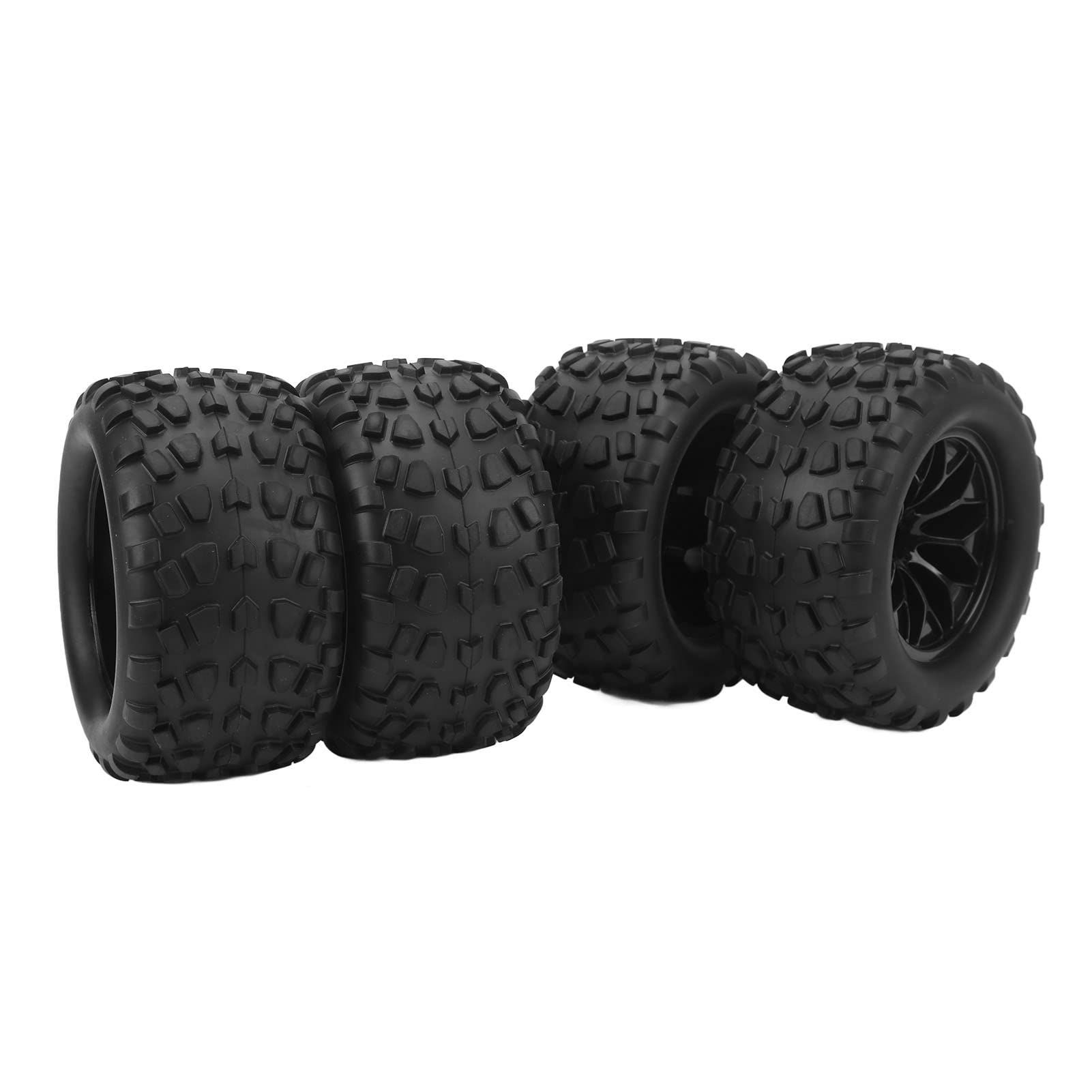 Pneumatici RC Neri per Auto RC con Forte Ammortizzazione