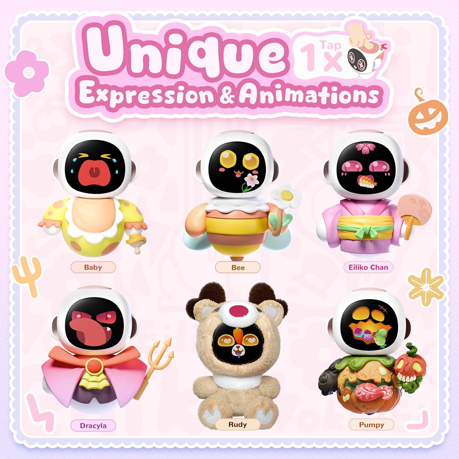 Energize Lab Eiliko Pink - Robot Portatile con AI - immagine 5