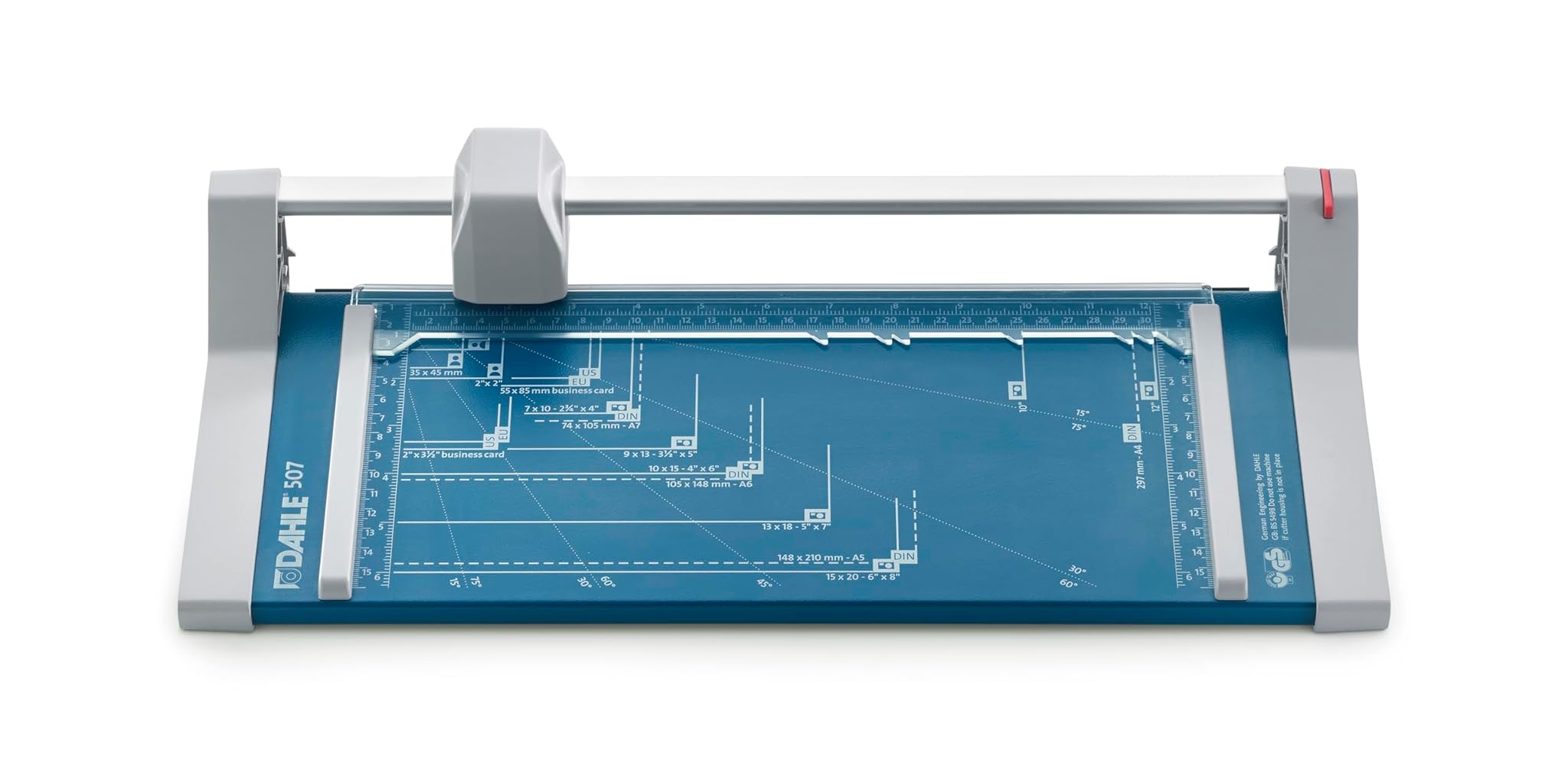 Dahle 507 - Taglierina 8 Fogli fino a DIN A4, Blu