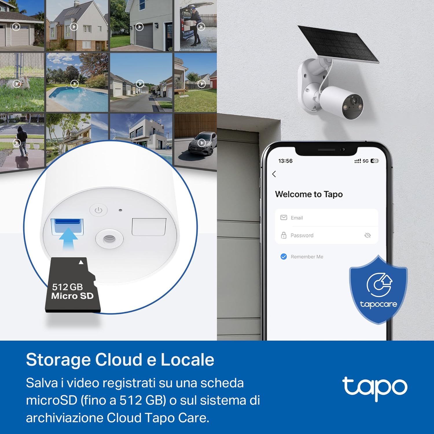 Tapo C410 KIT Telecamera WiFi Esterno Solare 2K 3MP - immagine 8
