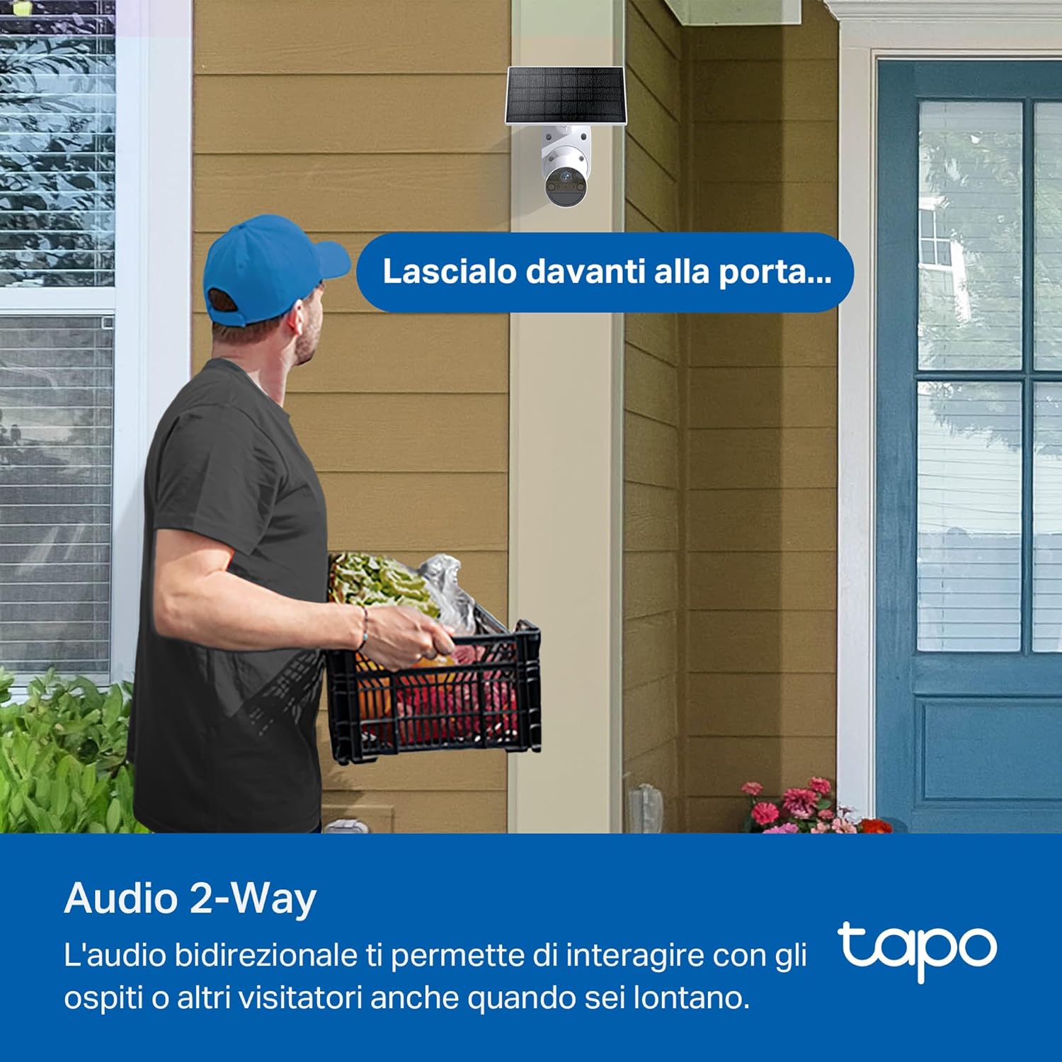 Tapo C410 KIT Telecamera WiFi Esterno Solare 2K 3MP - immagine 9