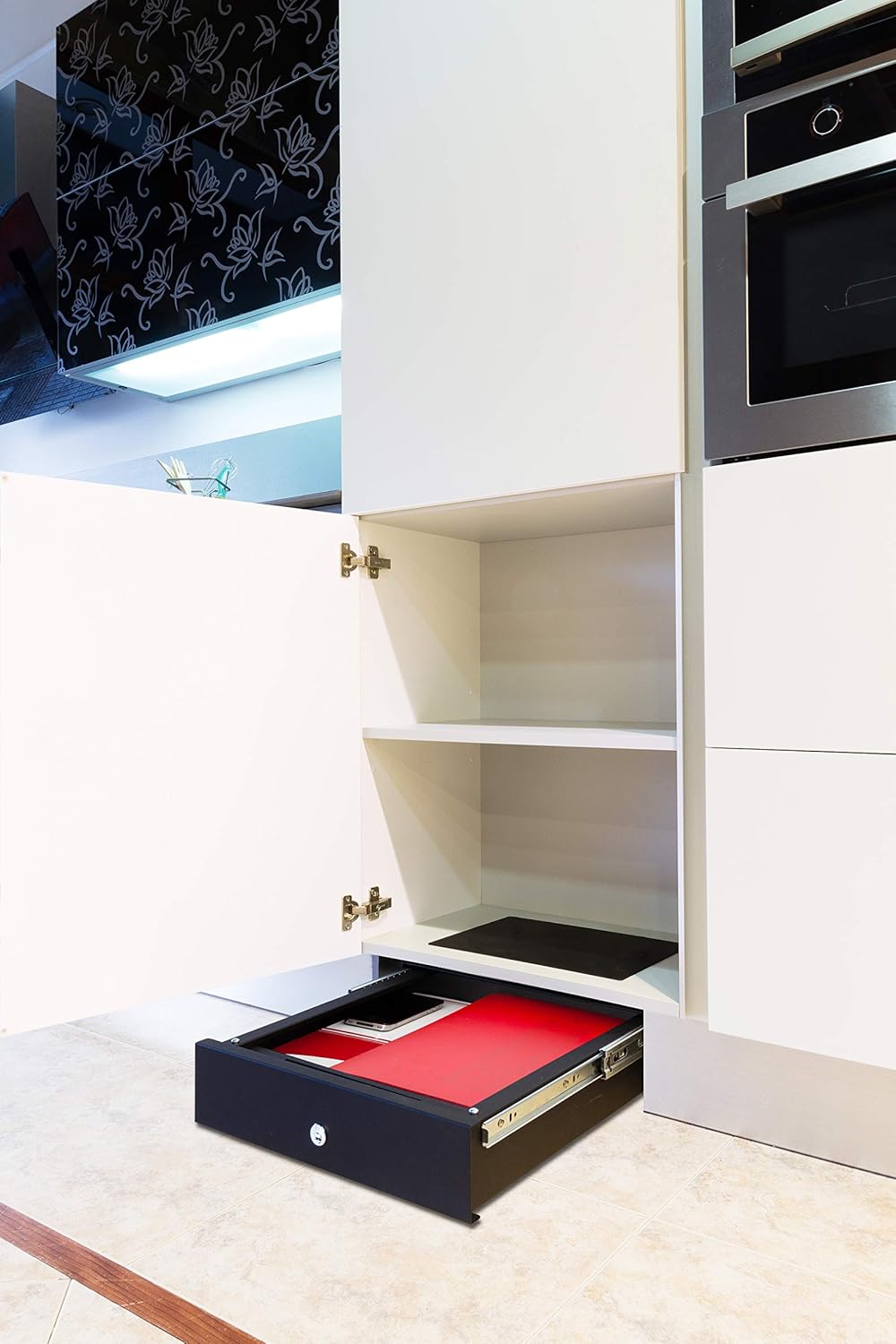 Arregui 22000-S1 Cassetta di sicurezza da cucina, colore: nero - immagine 8