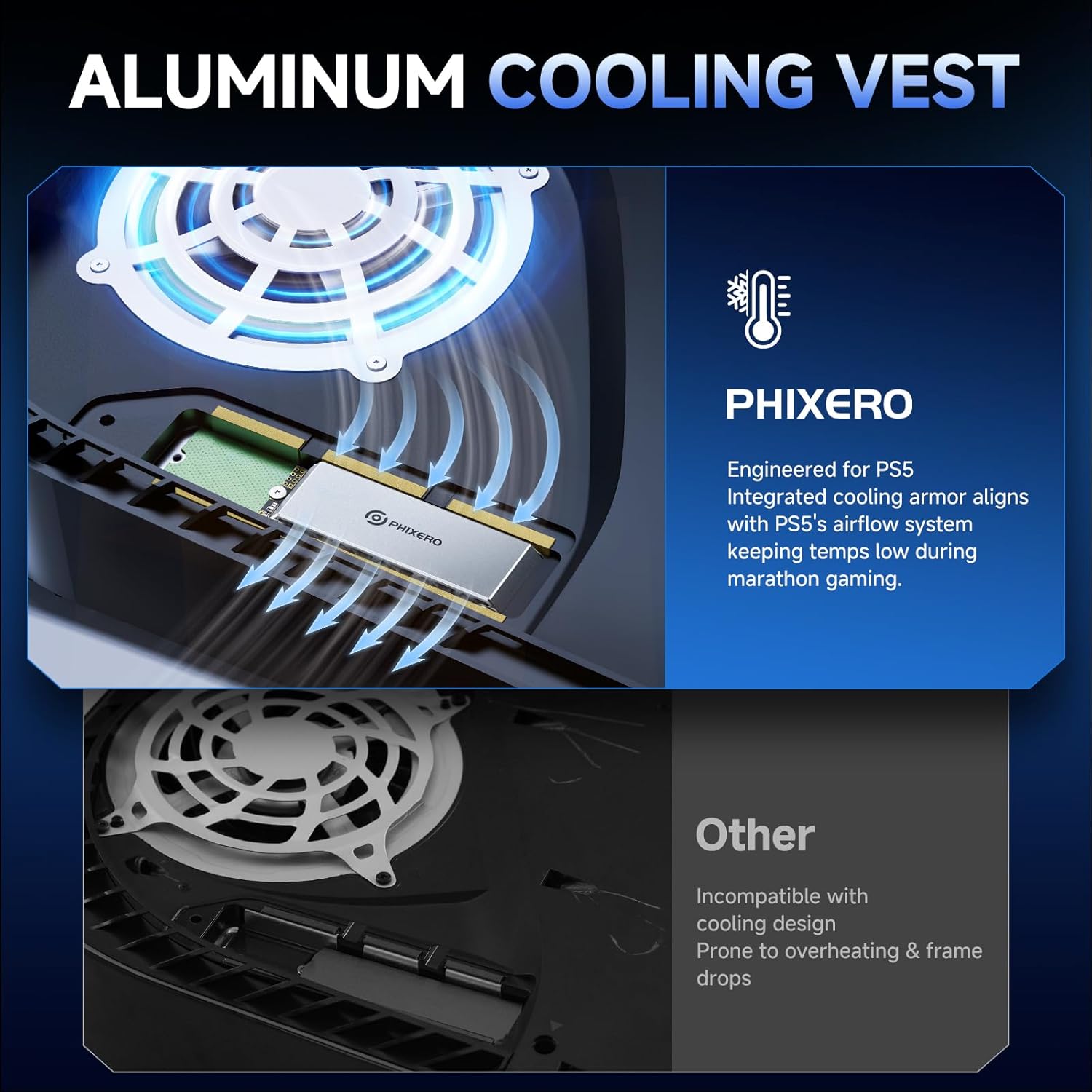 PHIXERO RS5 SSD 1TB per PS5 - immagine 5