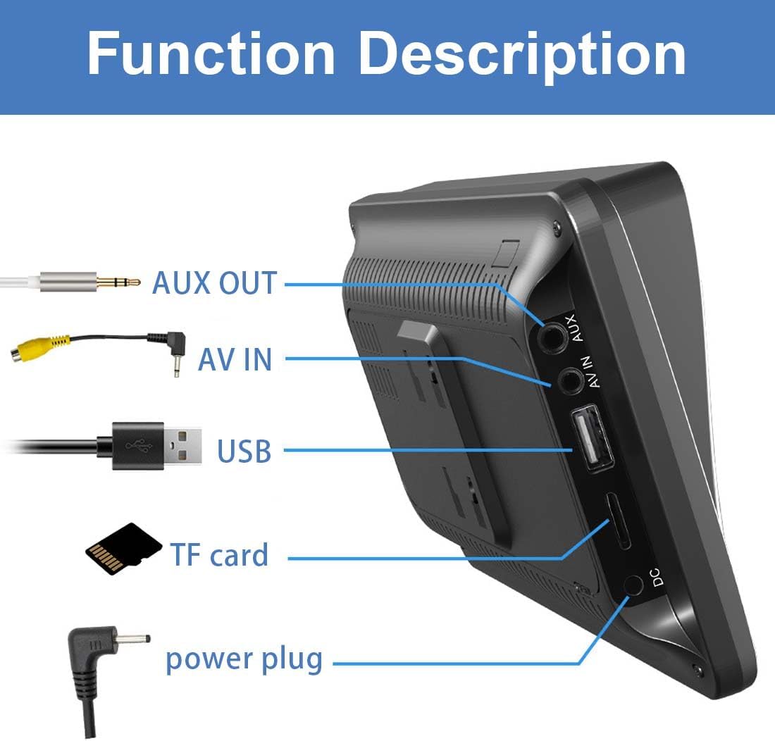 GPS Auto Navigatore Satellitare 7 Pollici Touchscreen - immagine 2